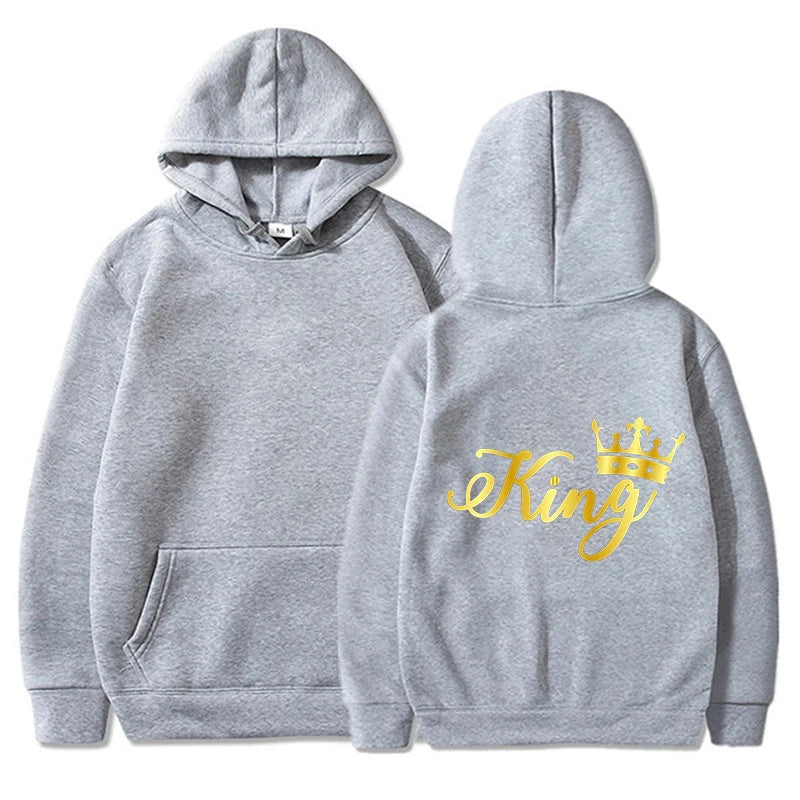 Gold King and Queen Hoodies