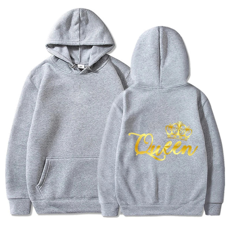 Gold King and Queen Hoodies