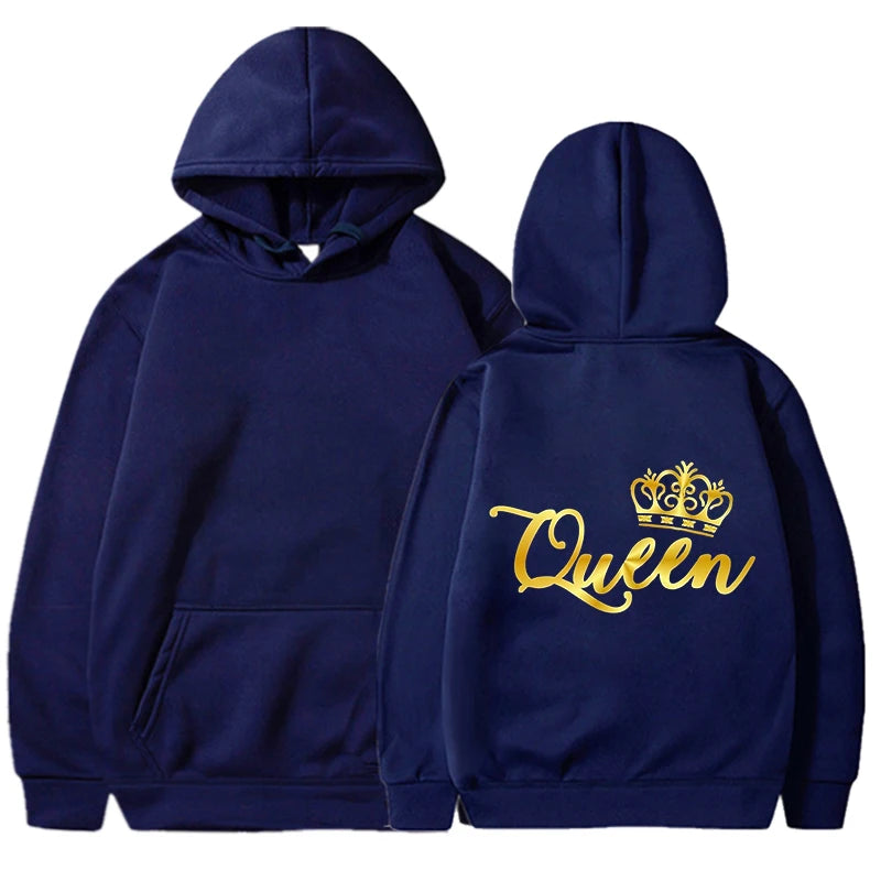 Gold King and Queen Hoodies