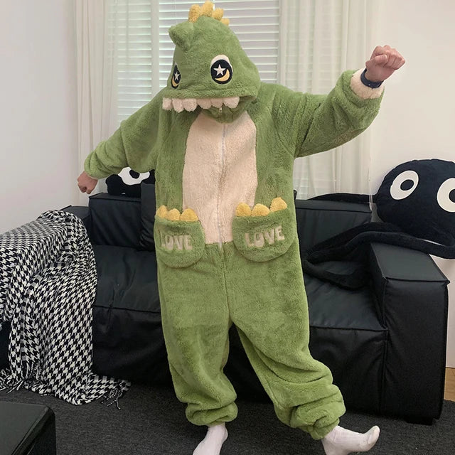 Green Dino Onesie