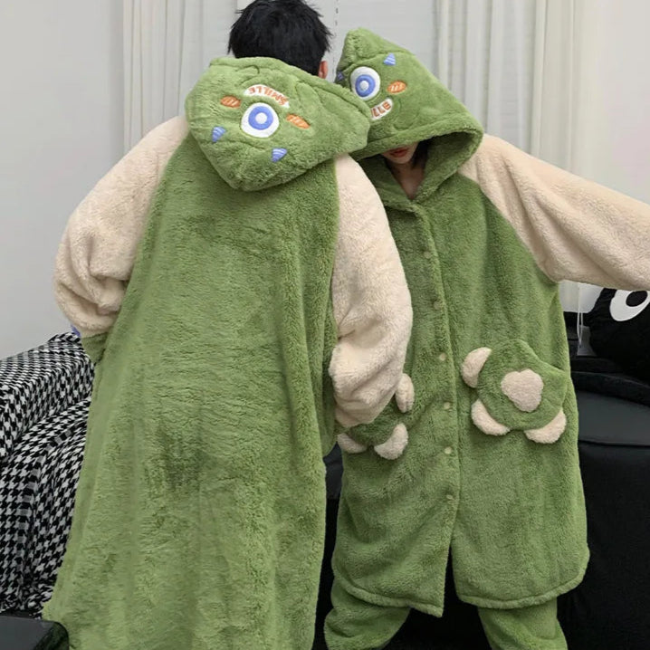 Green Alien Couple Onesies
