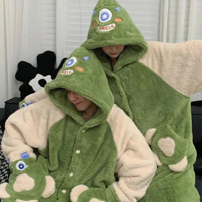 Green Alien Couple Onesies