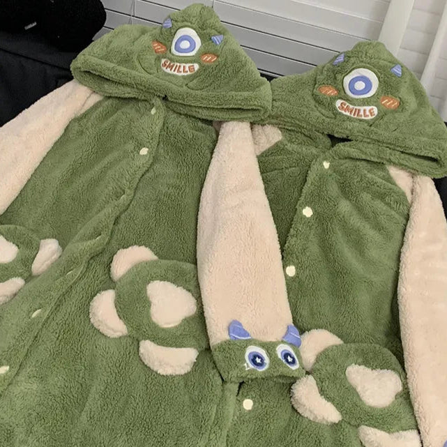 Green Alien Couple Onesies