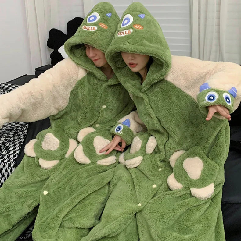 Green Alien Couple Onesies