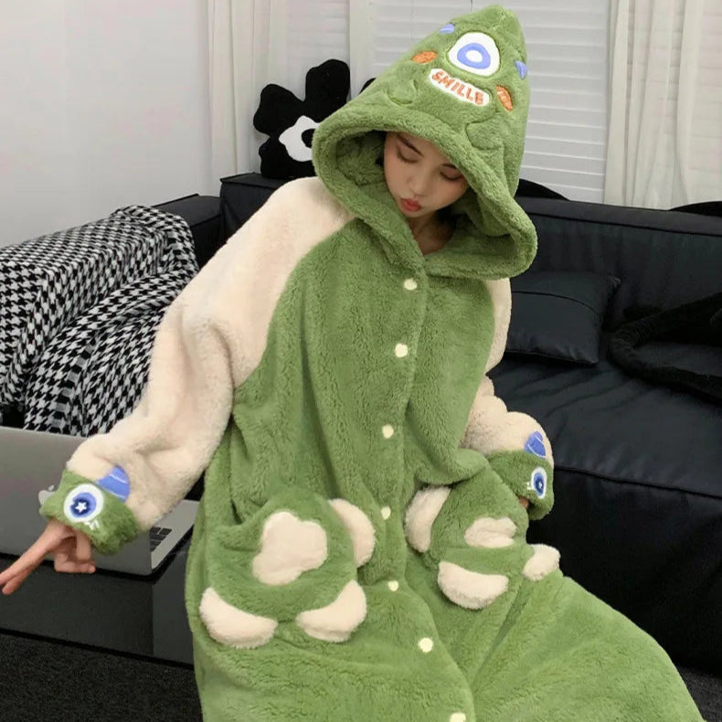 Green Alien Couple Onesies