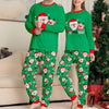 Green Christmas Pajamas Couples