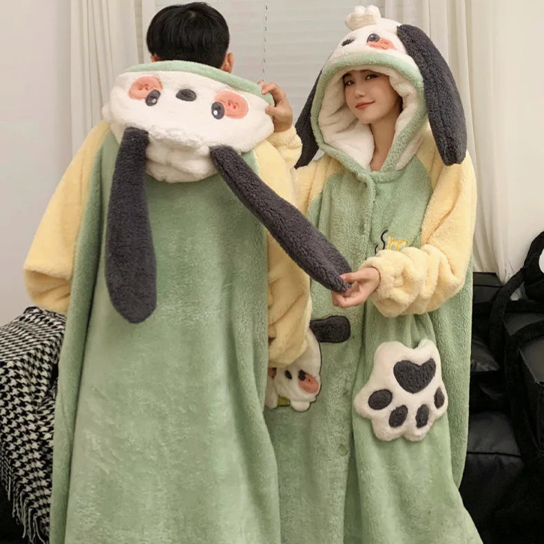 Green Cute Couple Onesies