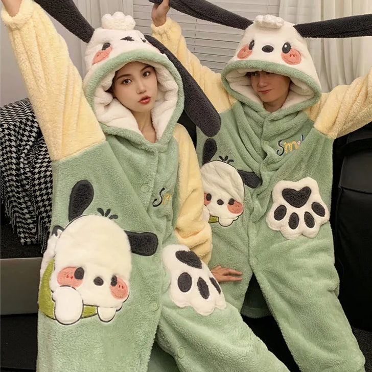 Green Cute Couple Onesies