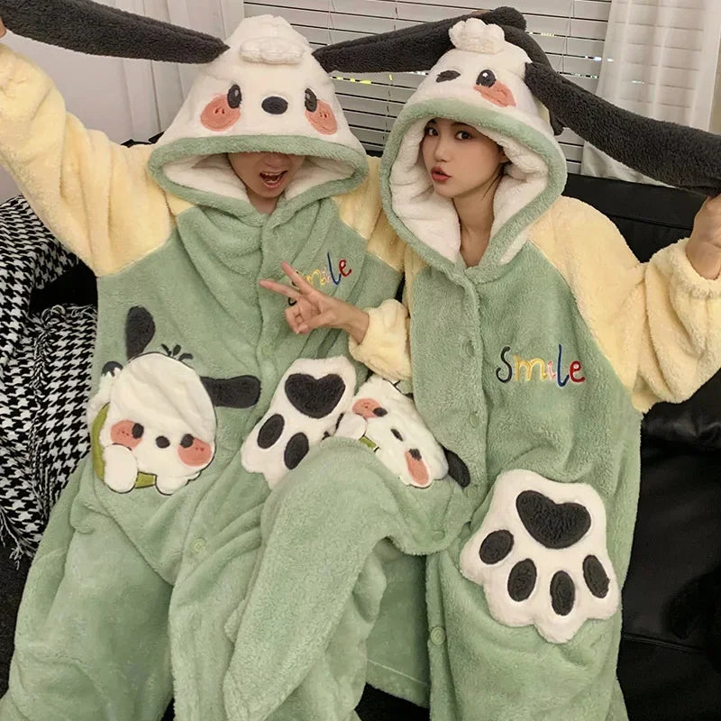 Green Cute Couple Onesies