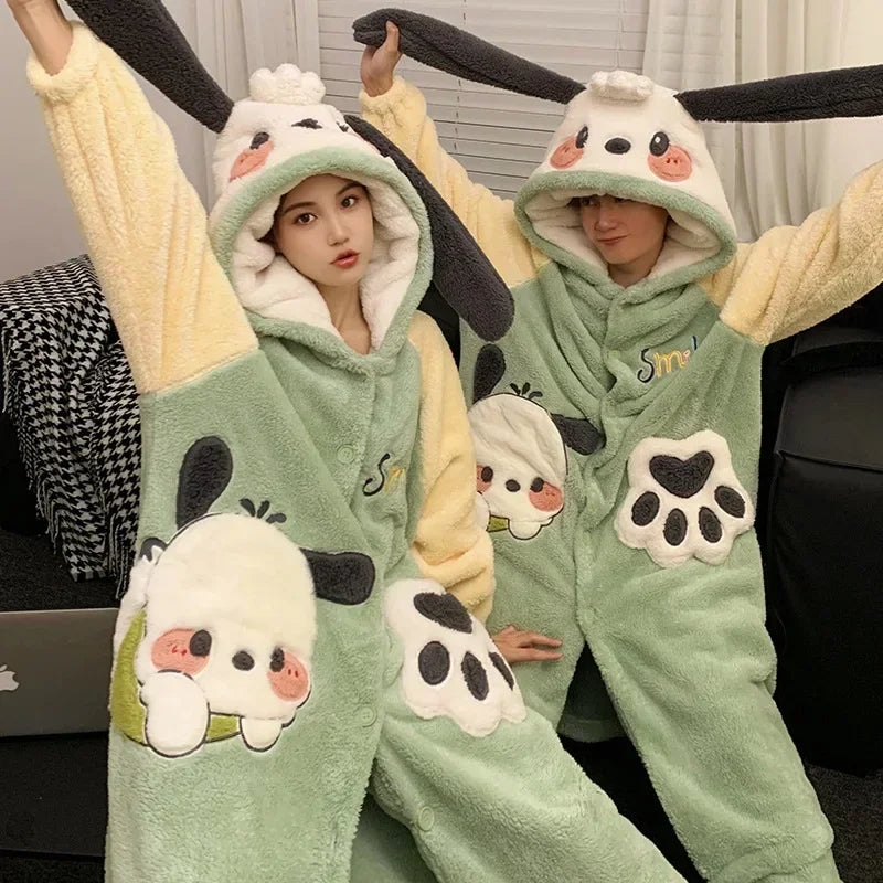 Green Cute Couple Onesies