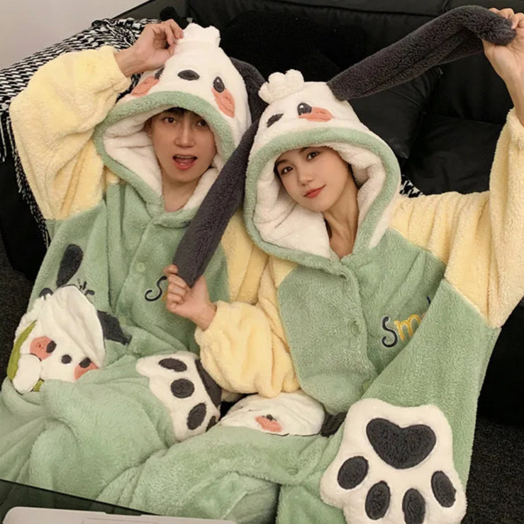 Green Cute Couple Onesies