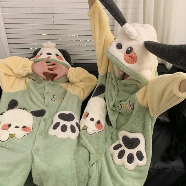 Green Cute Couple Onesies