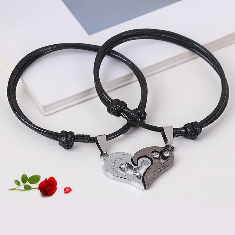 Half Heart Bracelets for Couples