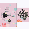 Half Heart Keychain for Couples