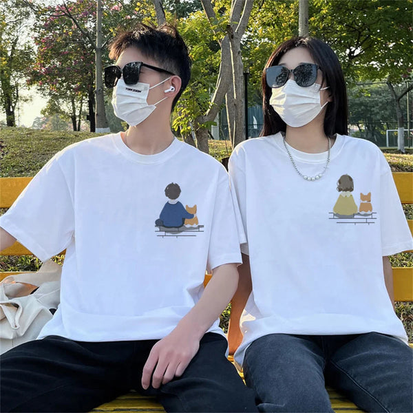 Harajuku Cute Couple Shirts | My Couple Goal