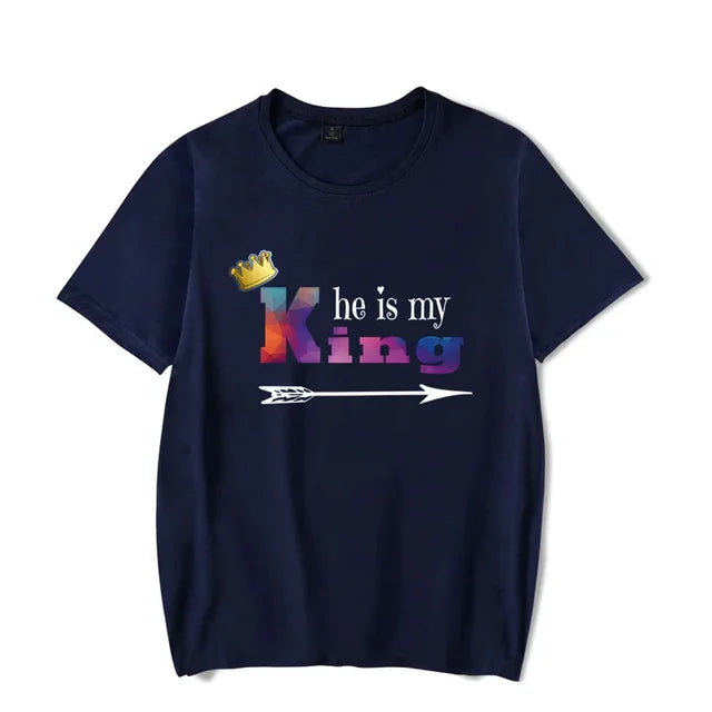 He s My King She s My Queen Shirts My Couple Goal