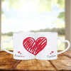 Heart Coffee Mug with Name