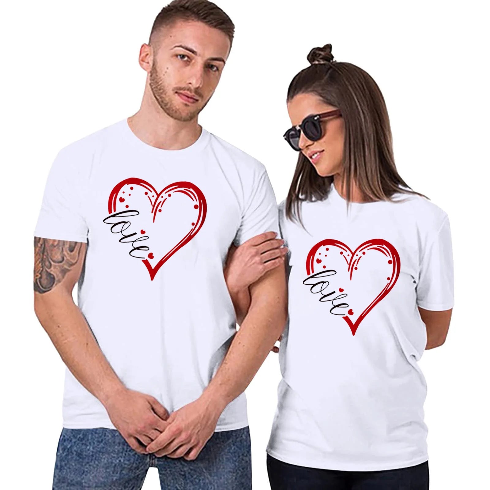 Heart Cute Couple Shirts