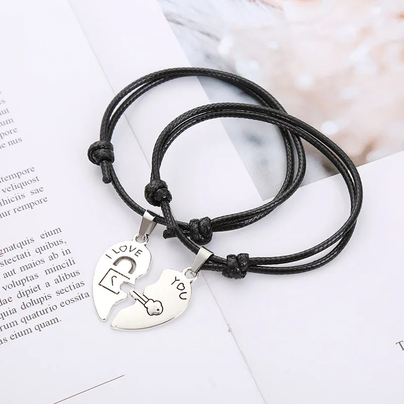 Heart Lock and Key Bracelet