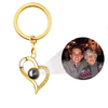 Personalized Heart Photo Projection Keychain
