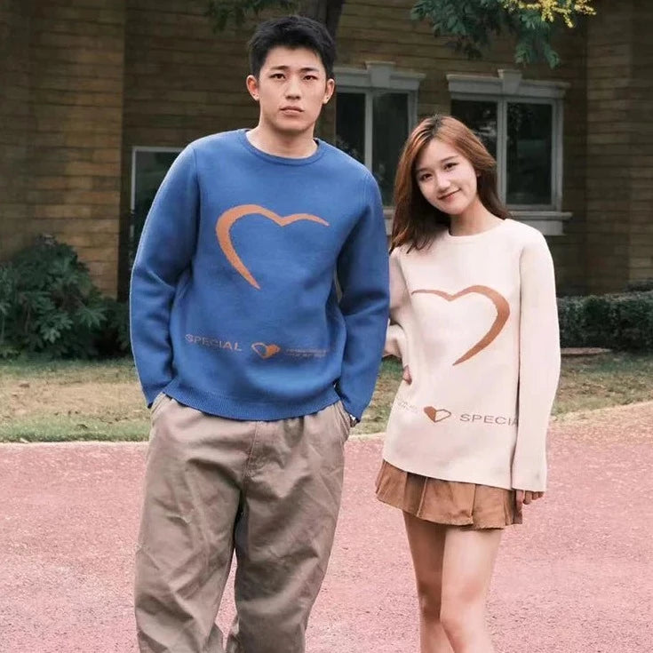Heart Sweatshirts for Couples