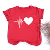 Heartbeat T Shirt for Couples