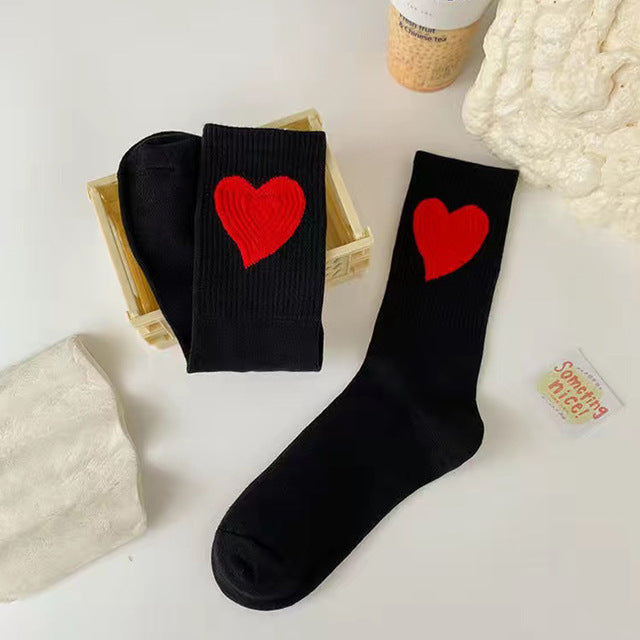 Heart matching socks for couples