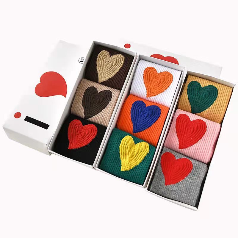 Heart matching socks for couples