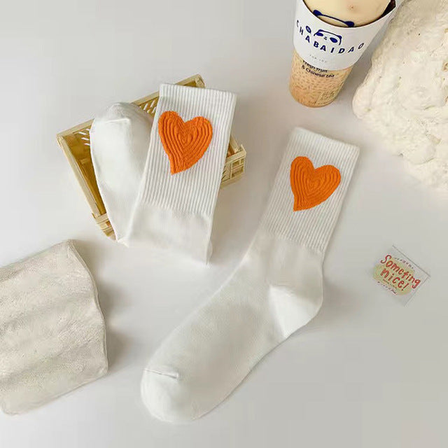 Heart matching socks for couples