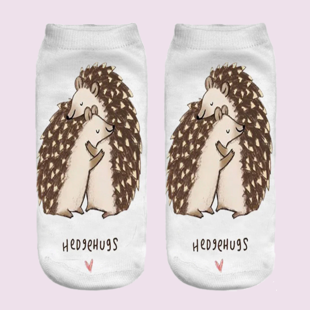 Hedgedog couple socks