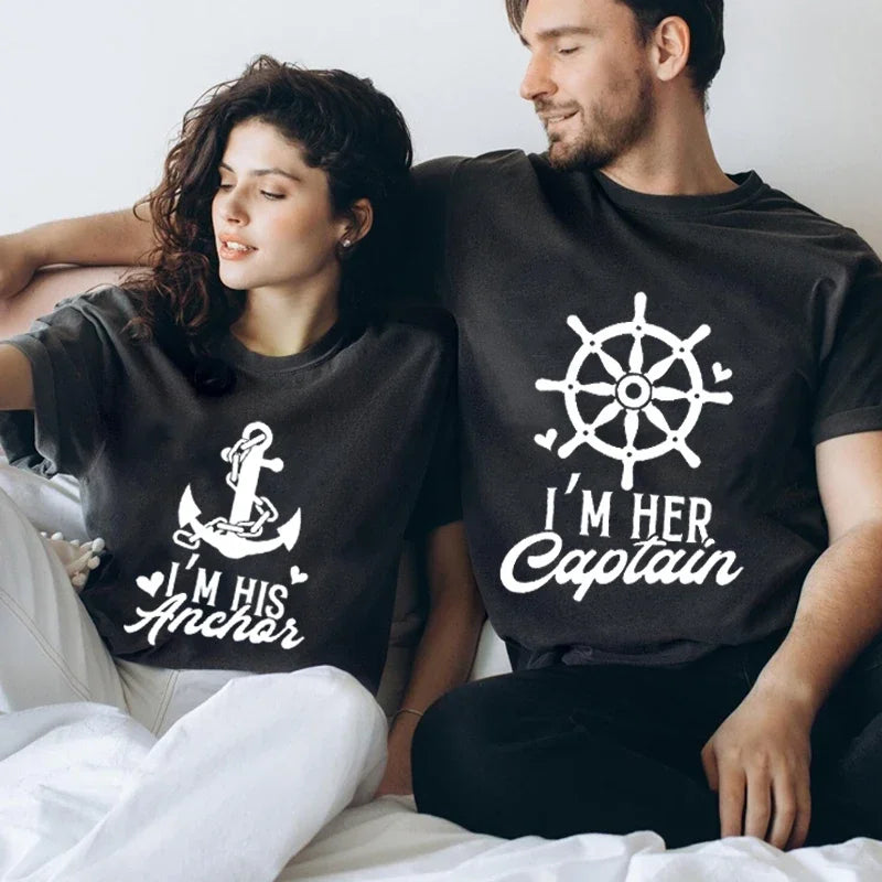 Her Captain His Anchor Shirts