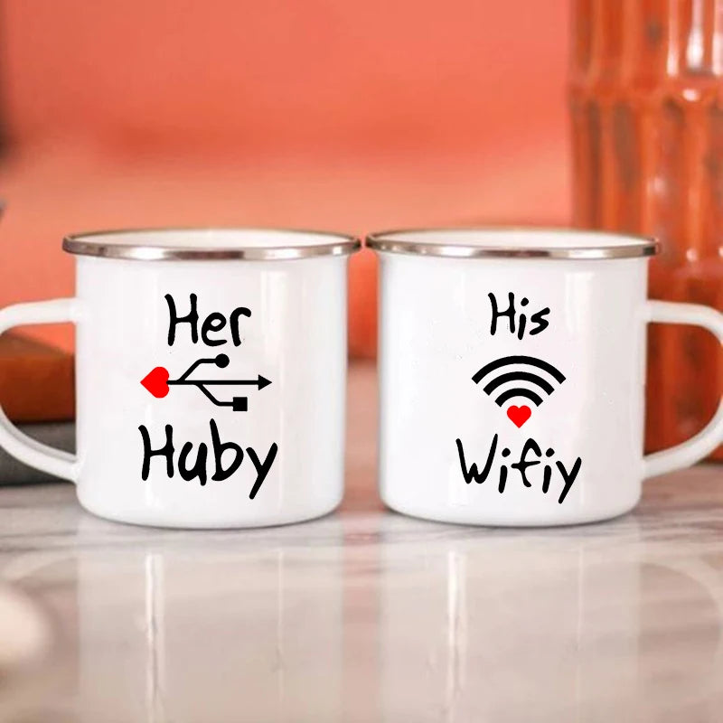 Her Huby His Wifiy Mug
