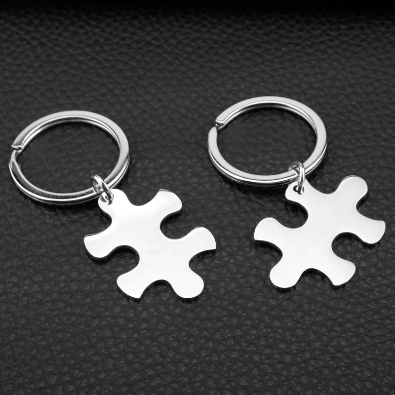 Her One His Only Keychain