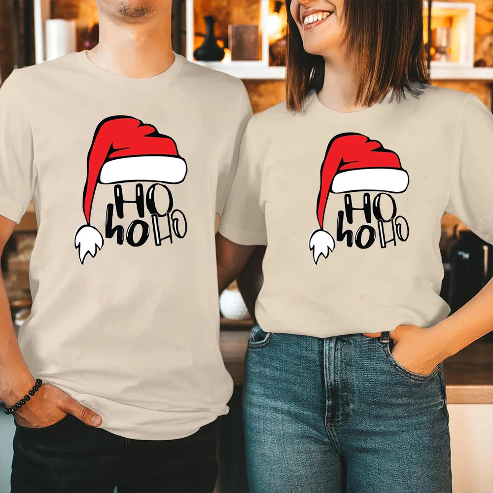Ho Ho Christmas Couple Shirt
