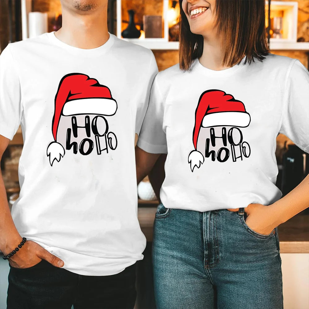 Ho Ho Christmas Couple Shirt