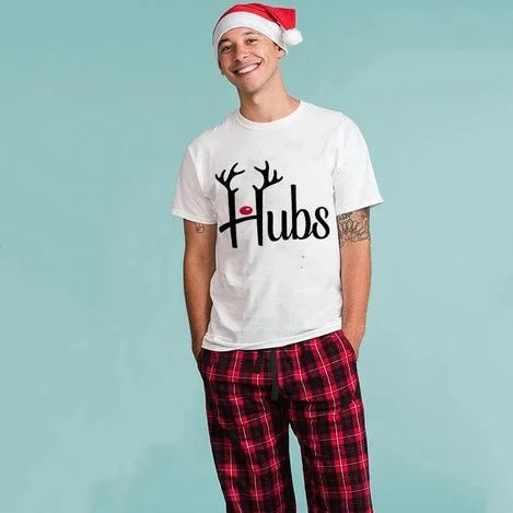 Hubby Wife Christmas Shirt