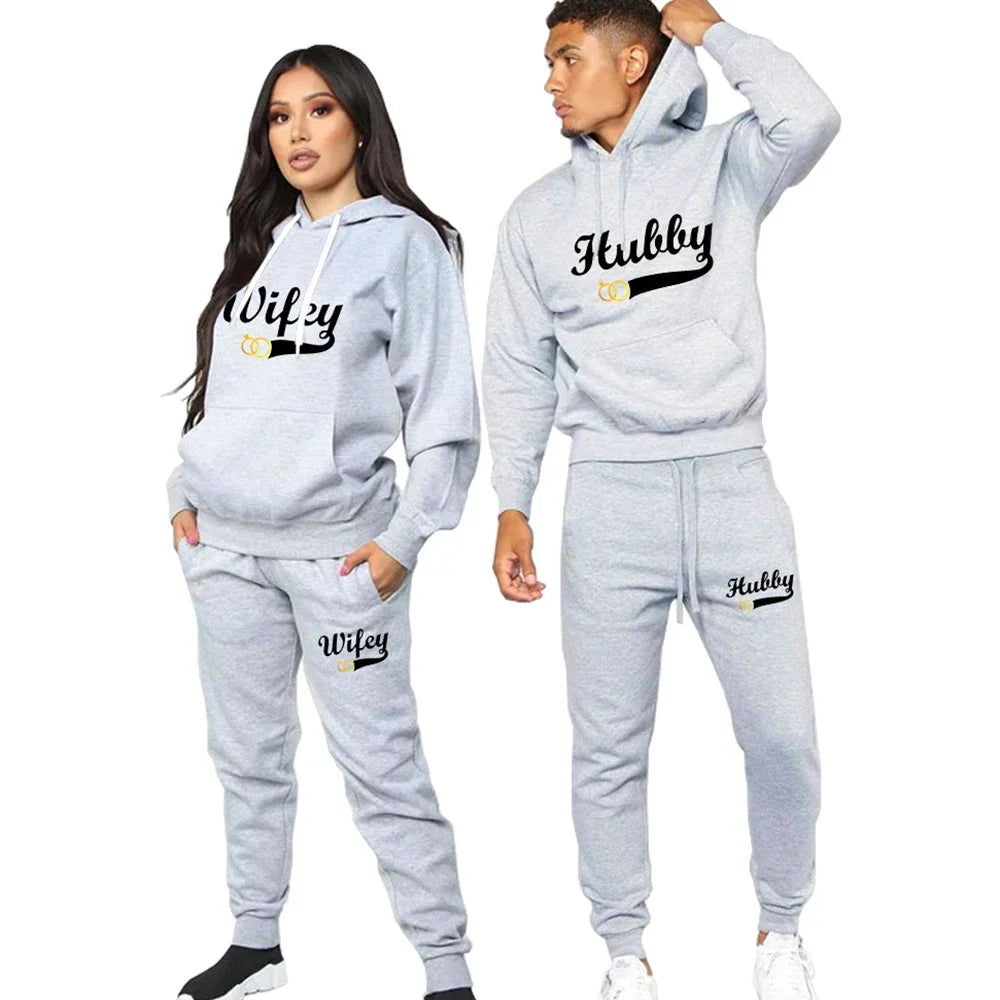 Hubby Wifey Matching Tracksuit