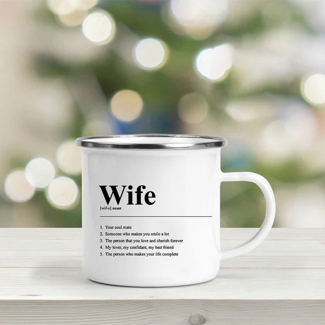 Hubby and Wifey Coffee Mugs