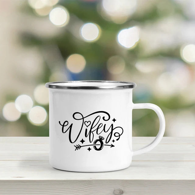 Hubby and Wifey Coffee Mugs