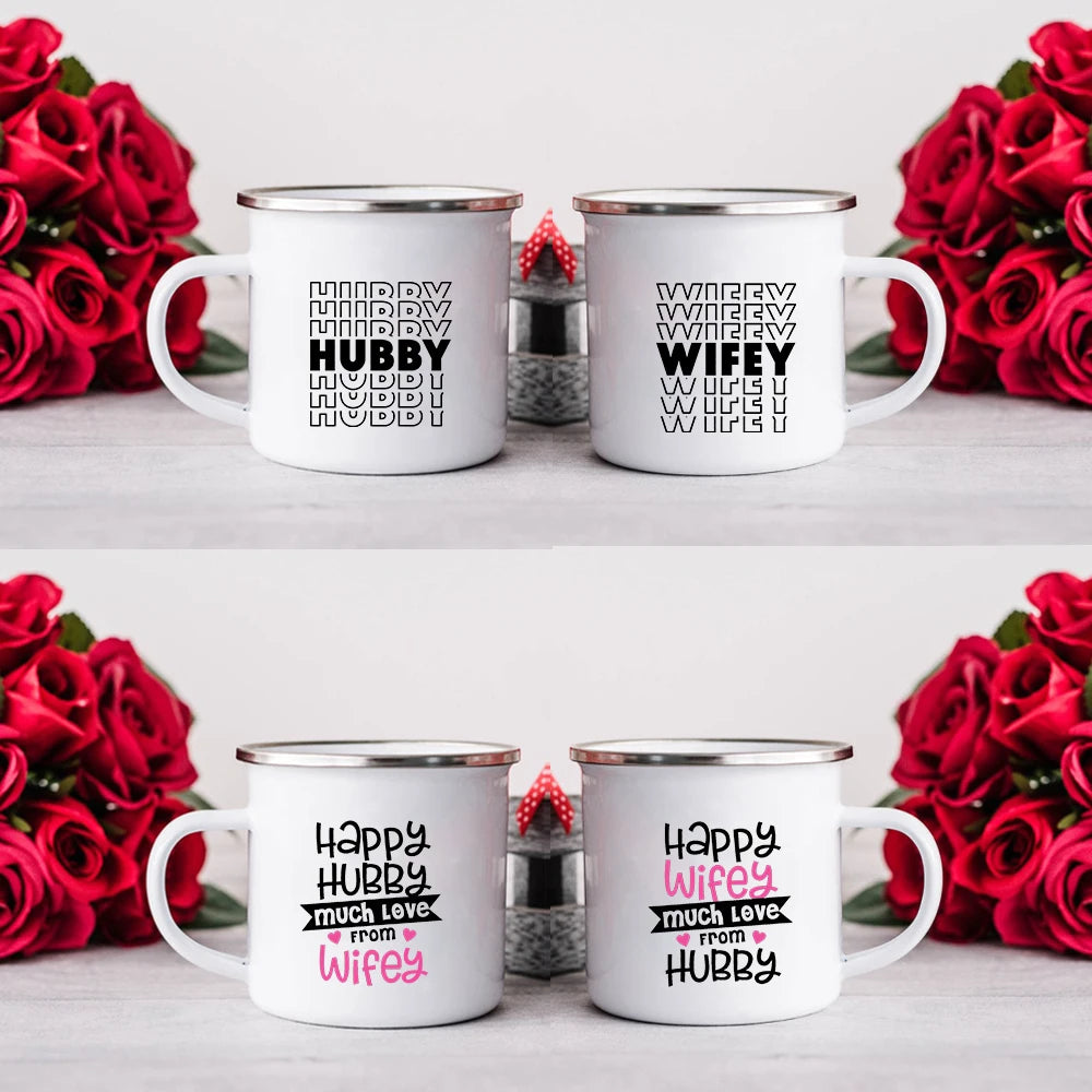 Hubby and Wifey Coffee Mugs