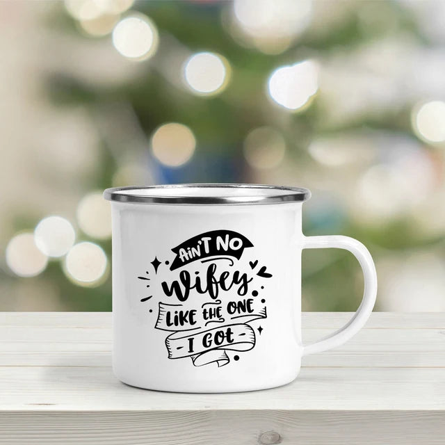 Hubby and Wifey Coffee Mugs