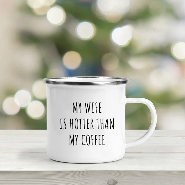 Hubby and Wifey Coffee Mugs