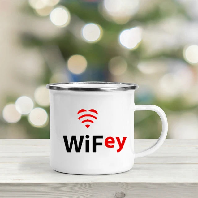 Hubby and Wifey Coffee Mugs