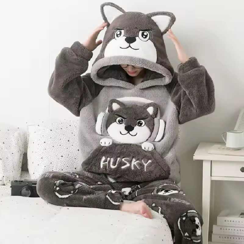 Husky Couple Onesies