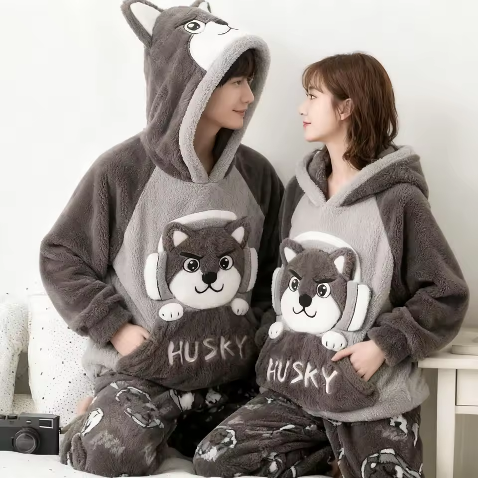 Husky Couple Onesies