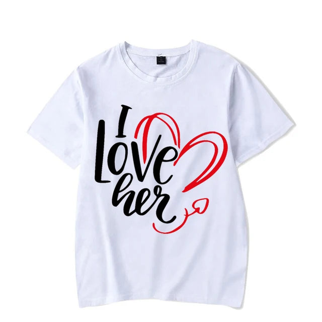 I Love Him I Love Her Shirts