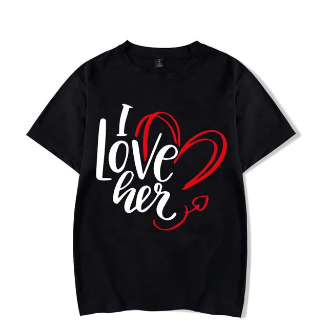 I Love Him I Love Her Shirts