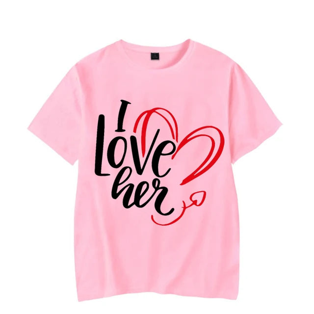 I Love Him I Love Her Shirts