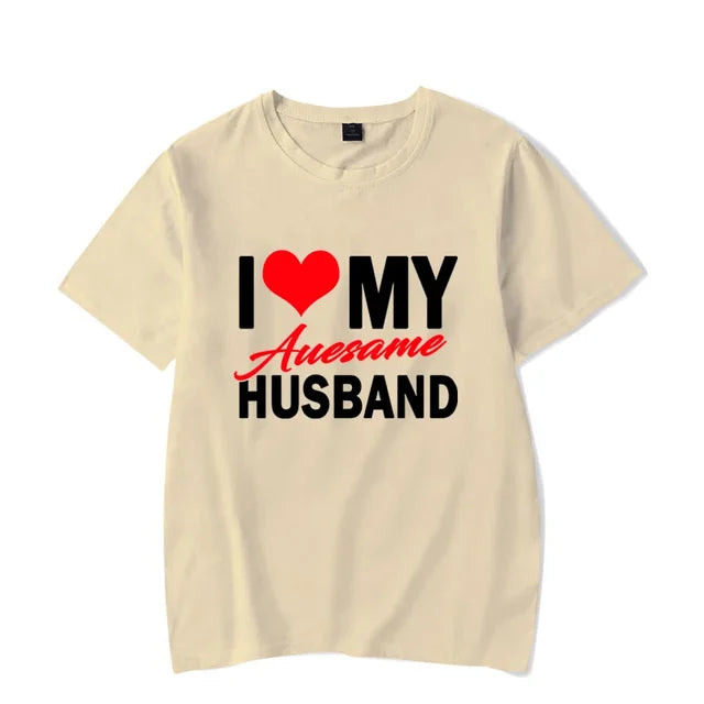 I Love My Awesome Husband T-Shirt I Love My Awesome Husband T-Shirt