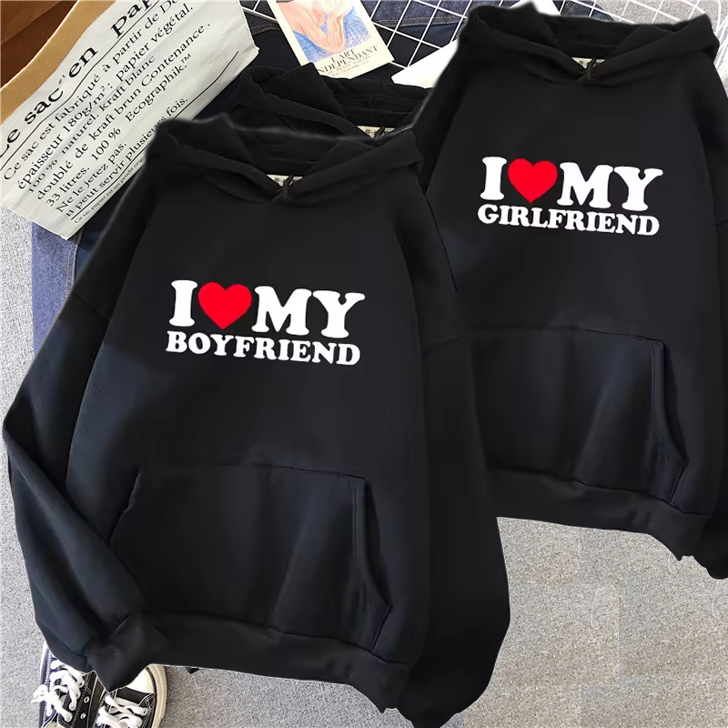 I Love My Boyfriend and Girlfriend Hoodie